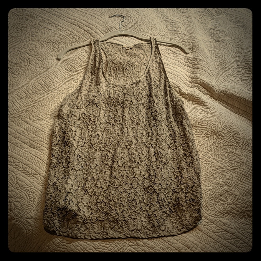 Lace tank top